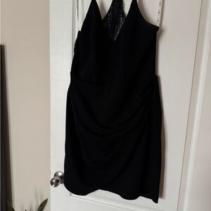 Joules Black Sheath Halter Dress Cocktail